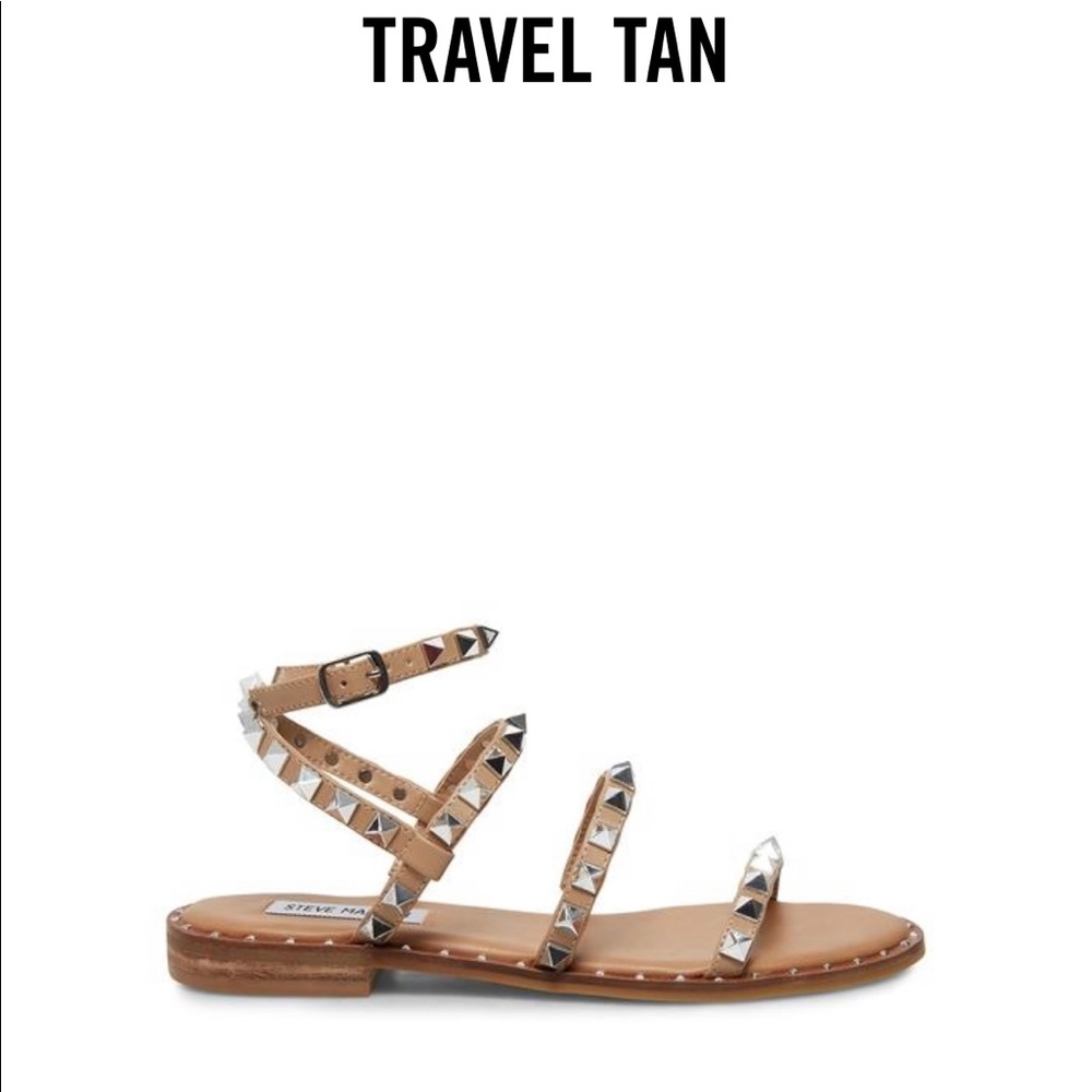 Steve Madden tan Travel sandals, size 7